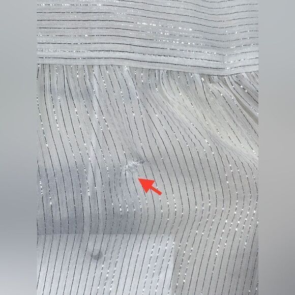 Frame Silk-Blend Long-Sleeve Blouse size S - Picture 11 of 16